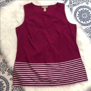 Banana Republic Sleeveless V Neck L